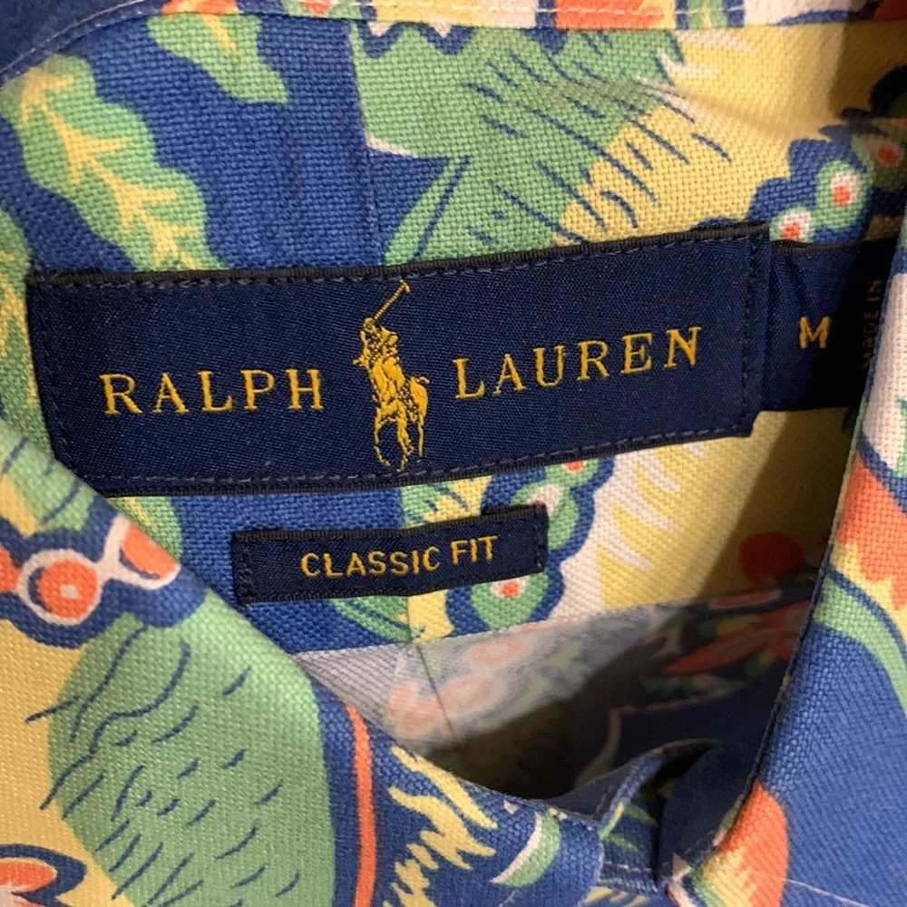 Mens Ralph Lauren Polo Shirt Size Medium - Picture 3 of 4